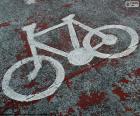 Ζωγραφισμένα ποδηλάτων, σήμα